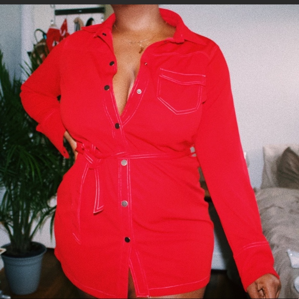 Fashion nova Janey button down dress